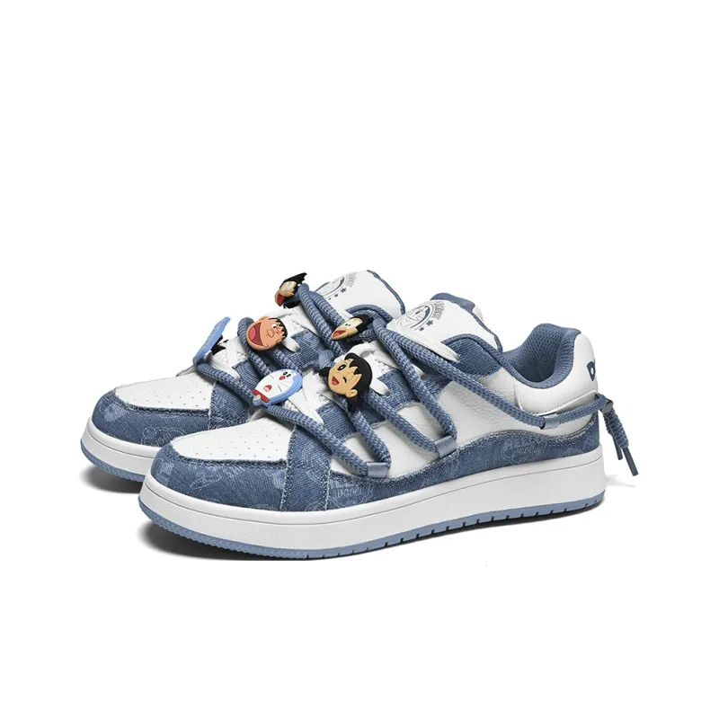 DoraemonA Box Limited Edition Puffy Shoes Low-Top Skateboard Shoes Unisex-223