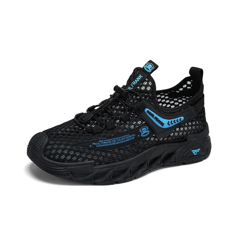 PAUL FRANK Students Sports Mesh Shoes Abrasion Resistant Lightweight Slip Resistant Low Top Casual Shoes Men's-10