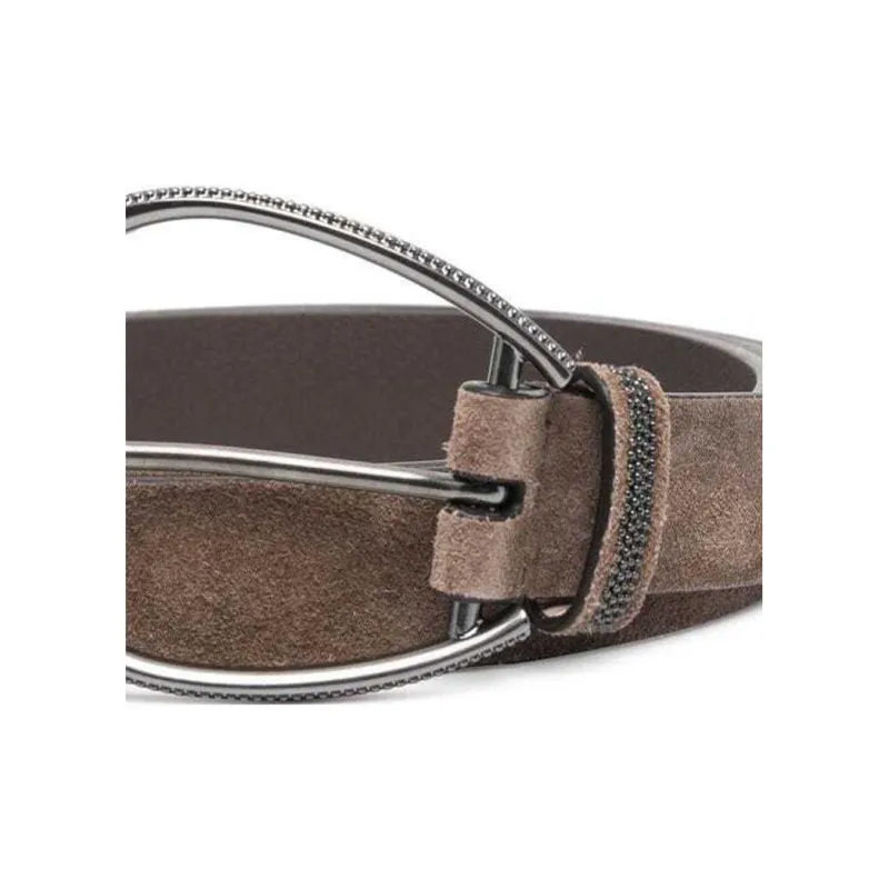 Brunello Cucinelli Pointed Tip Buckle Belt-2