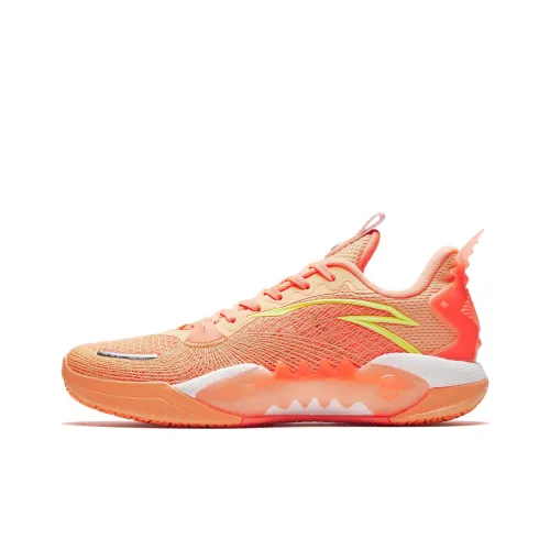 ANTA Frenzy 5team Basketball Shoes Men Low-Top Saffron