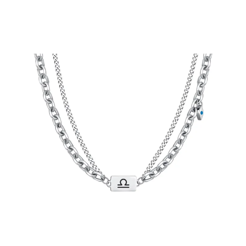 Asia Star Titanium Steel Necklaces Men's-16