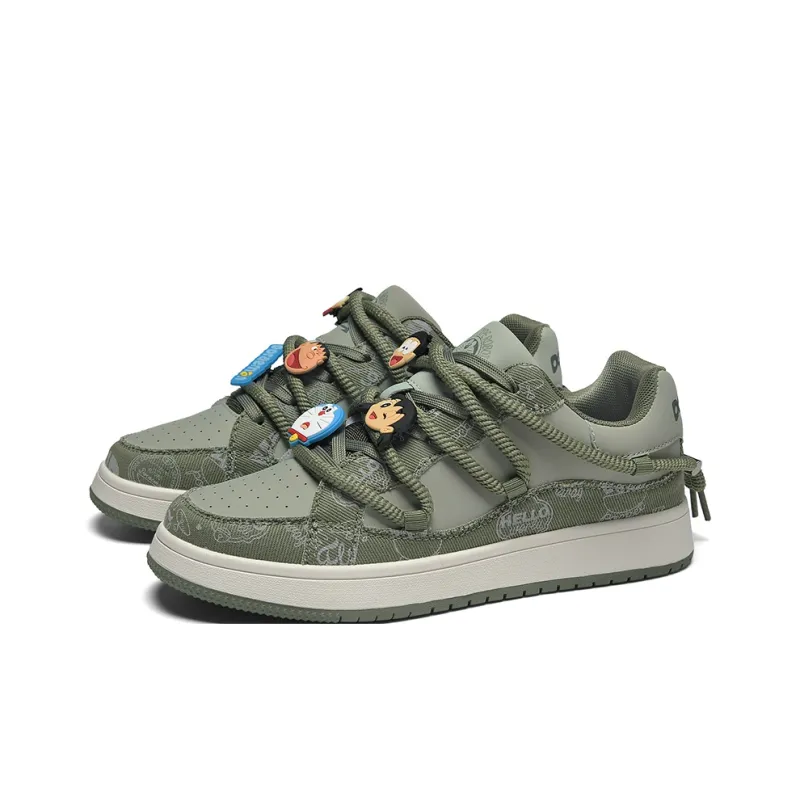 DoraemonA Box Limited Edition Puffy Shoes Low-Top Skateboard Shoes Unisex-210