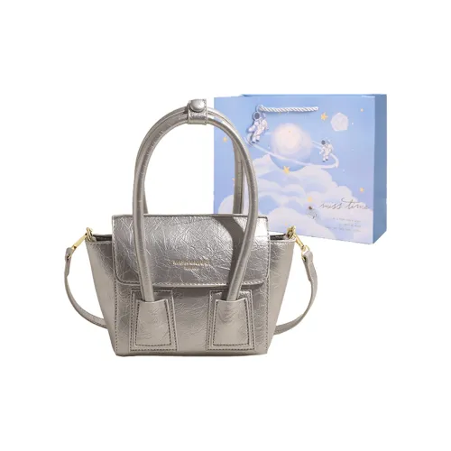 Duoluplo Doron Paul PU Handbag, Shoulder Bag, Crossbody Bag Women's Silver, Black, Ecru