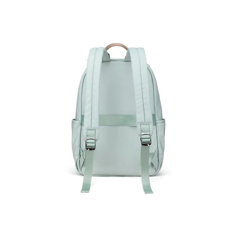 Fillove Fabric Backpack Regular Men's Black/Mint Man Green-12