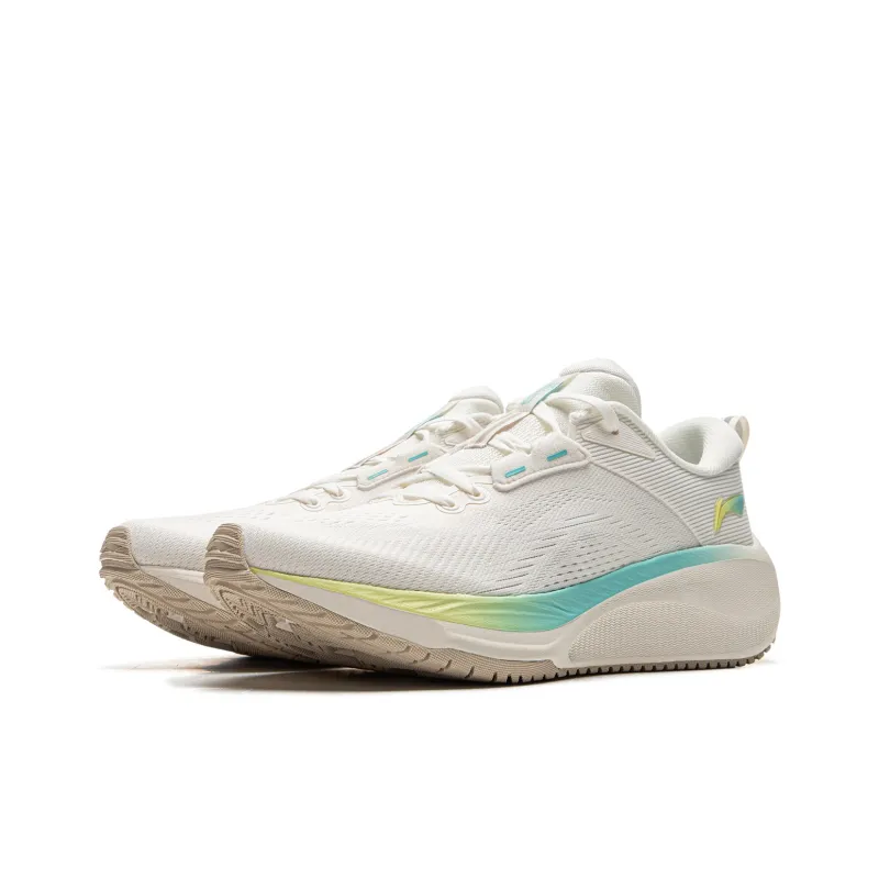 LINING Wu Leaping 2.0 V2 Running Shoes Women's Low Top Mist White-2