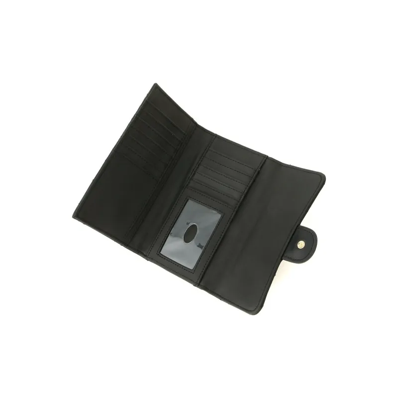 GUESS Polyurethane Clutch Women's Black-3