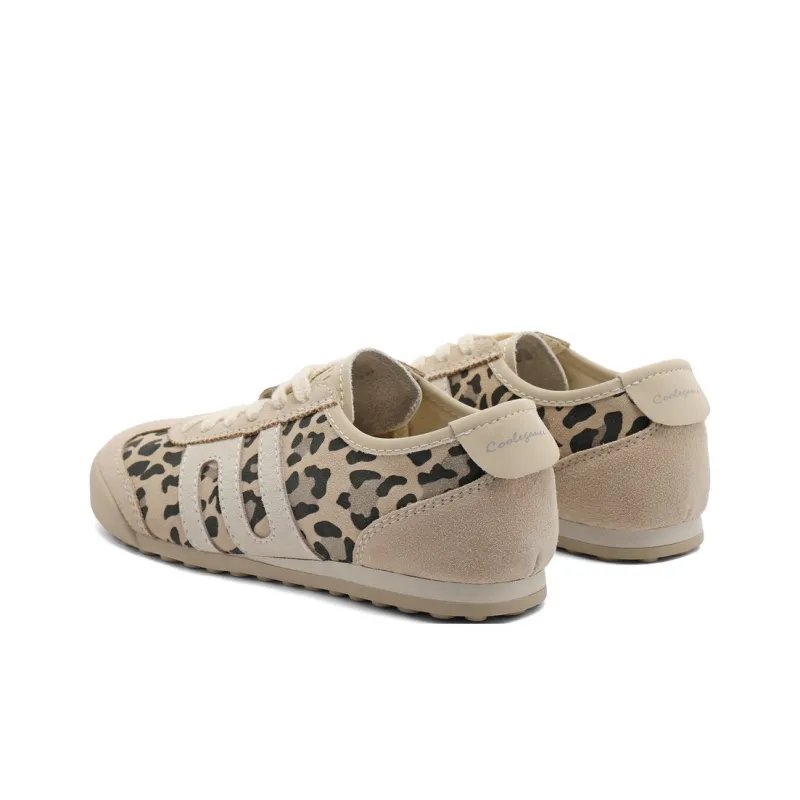 BELLE Casual Shoes Women's Low Top Gray/Apricot-11