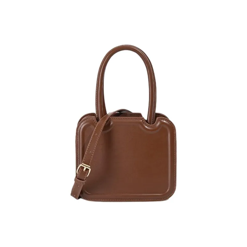 TTaG．baG PU Crossbody One Shoulder Handbag Regular Women's Yellow/Brown/Ecru-8