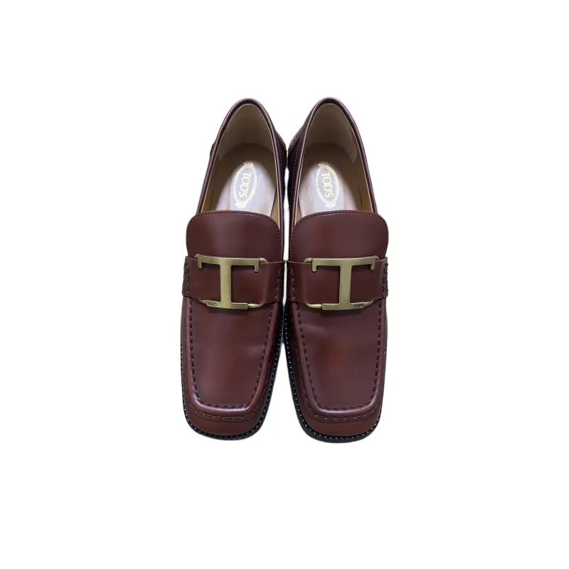 TOD'S Loafers Women's Red Brown-2