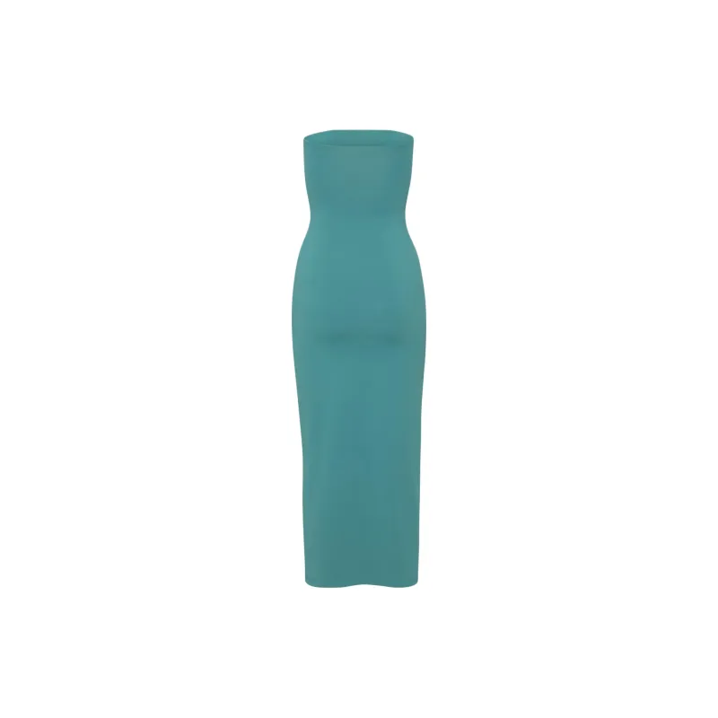 ARITZIA Contour Contour Maxi Tube Dress Sleeveless Dress Women's Oxidized Teal-1
