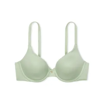 Victoria's Secret BODY BY VICTORIA Lightly Lined Lace-Trim Full-Coverage / SG Bra Women's Green
