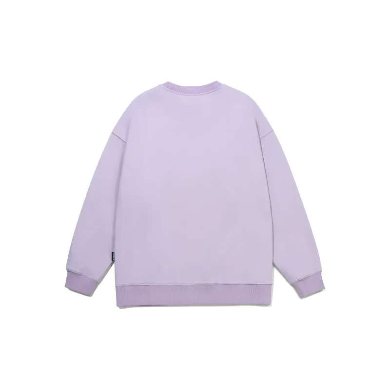 Guuka Hook and Loop Loose Fit Sweatshirt With Drop Shoulder Unisex-1