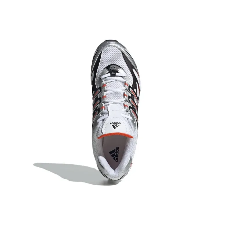 Adidas Temper Run 2.0 Anti Slip Wear Resistant Low Top Casual Running Shoes Men's White Black Orange-2