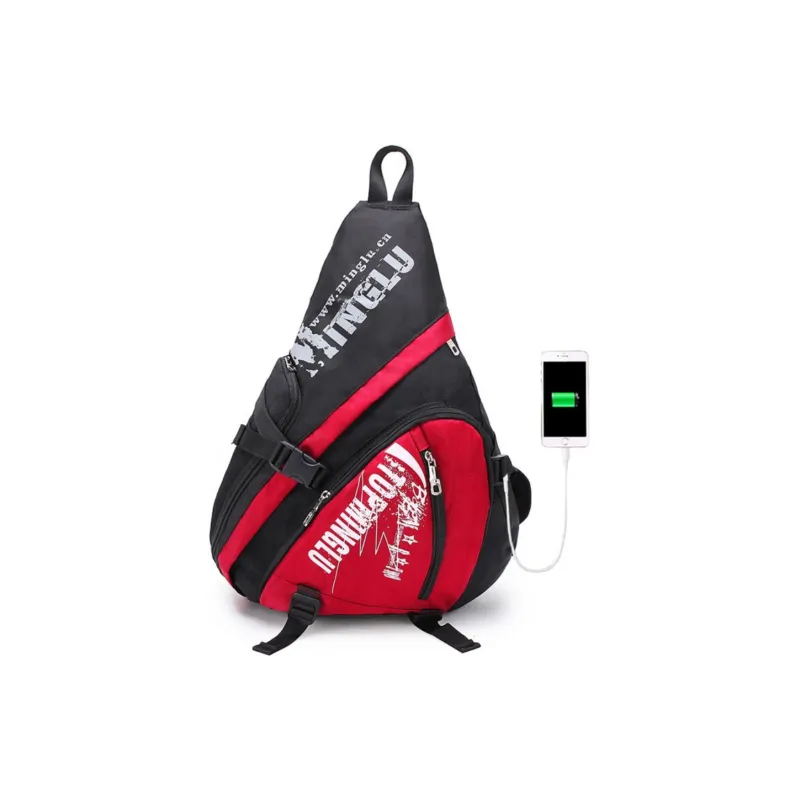 Ssweisiker Oxford Crossbody Bag Regular Men's Black/Gray/Blue/Red-8
