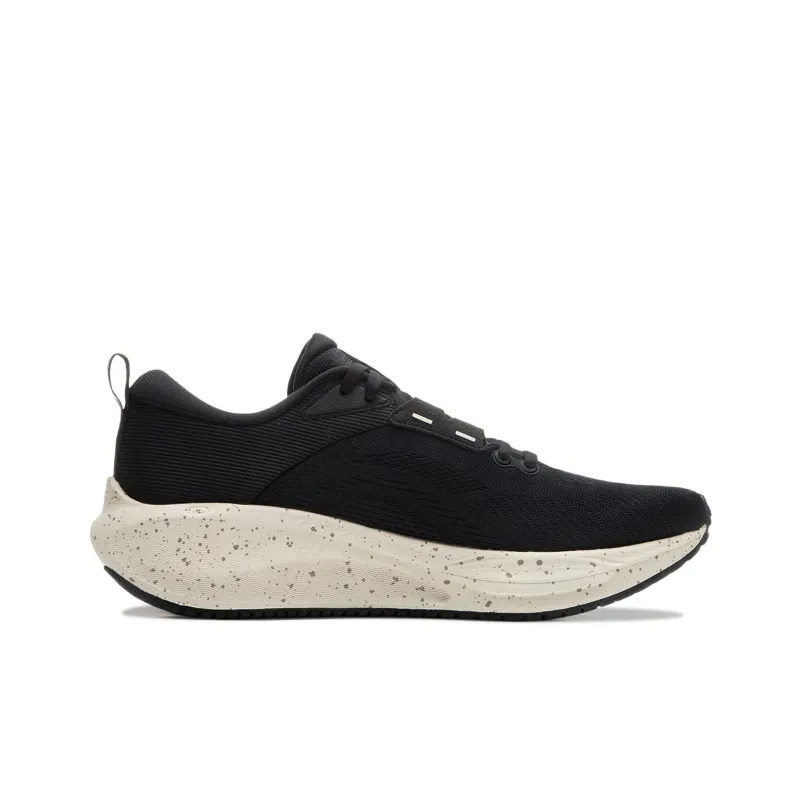 LiNing Wu Leaping 2.0 V2 Cushioned Anti Slip Wear Resistant Breathable Lightweight Low Top Running Shoes Men's Black-1