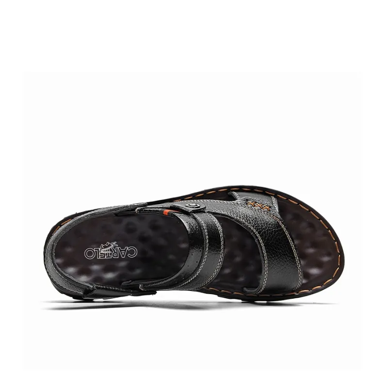 CARTELO Driving Slippers Shoes Beach Sandals Men's-2