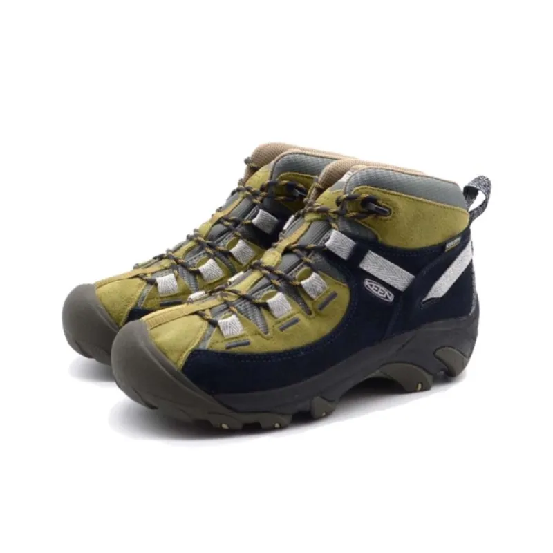 KEEN Targhee 2 Waterproof And Breathable Mid-Top Outdoor Shoes Women's Blue Green-1