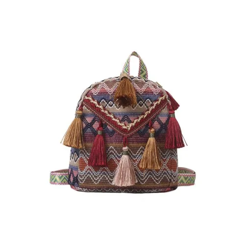 S.REPHEN Canvas Canvas Bag Backpack Regular Women's Red