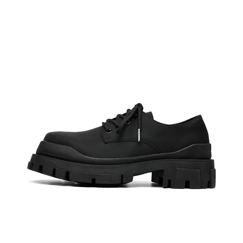 Chi Wolf Derby Shoes Casual Leather Shoes Unisex-0