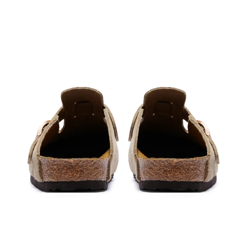 BASLS Cork Sole Rubber Sole Antibacterial Wrap toe Slippers Unisex-10