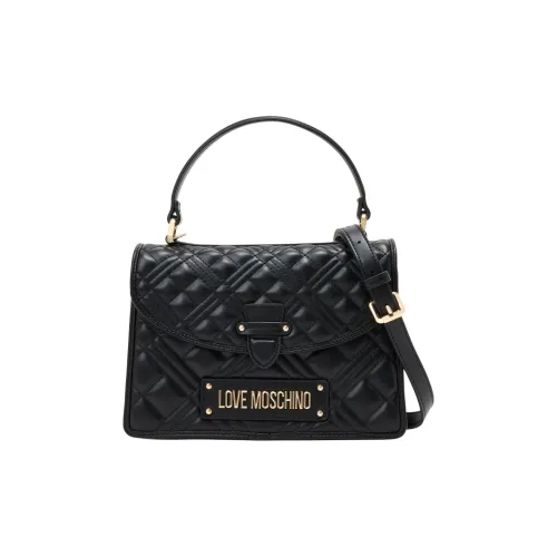 LOVE MOSCHINO Logo-plaque Quilted Tote Bag