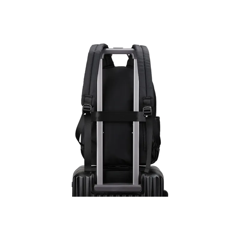 Fillove Fabric Backpack Regular Men's Black/Mint Man Green-8