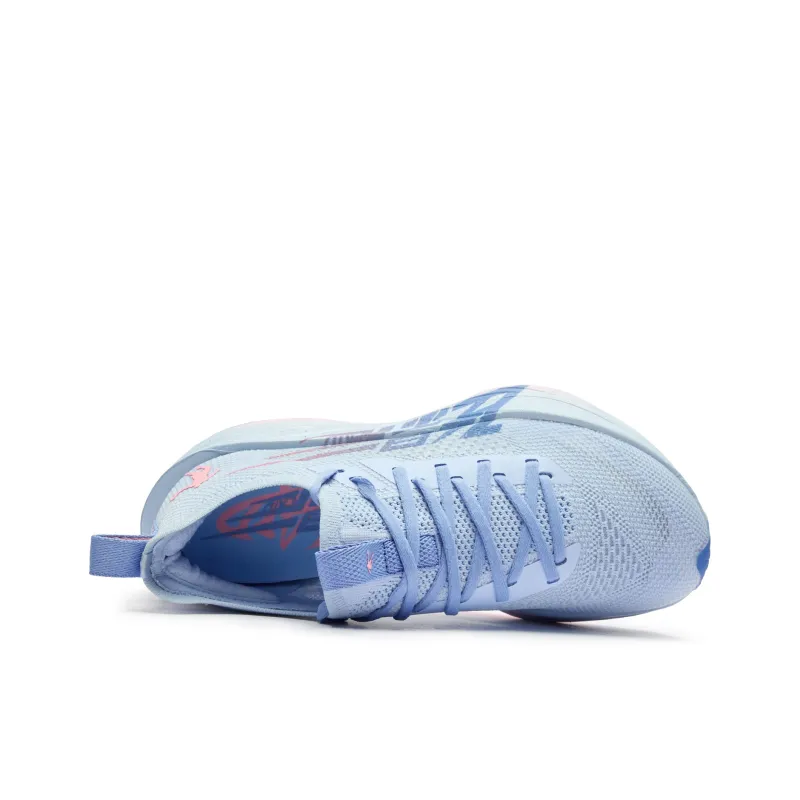 QIAODAN Flying Shadow PLAID 1.5 Running Shoes Women's Low Top Union Blue Honey Pink-3
