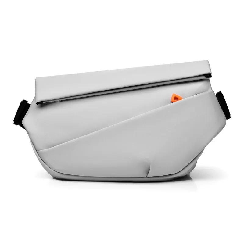 OURFUN PU Sling Bag Regular Unisex Ecru/Gray/Black/Apricot-2