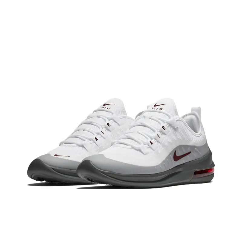 Nike Air Max Axis Breathable Low Top Casual Running Shoes Men's White Gray-2