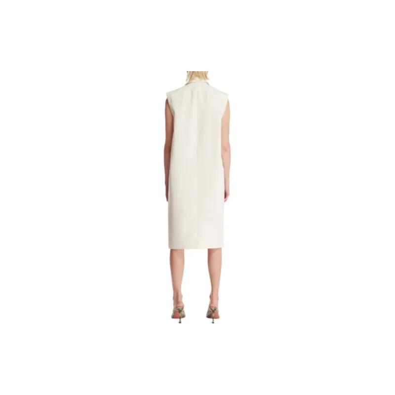 TOTEME Sleeveless Straight Hem Blazer-1