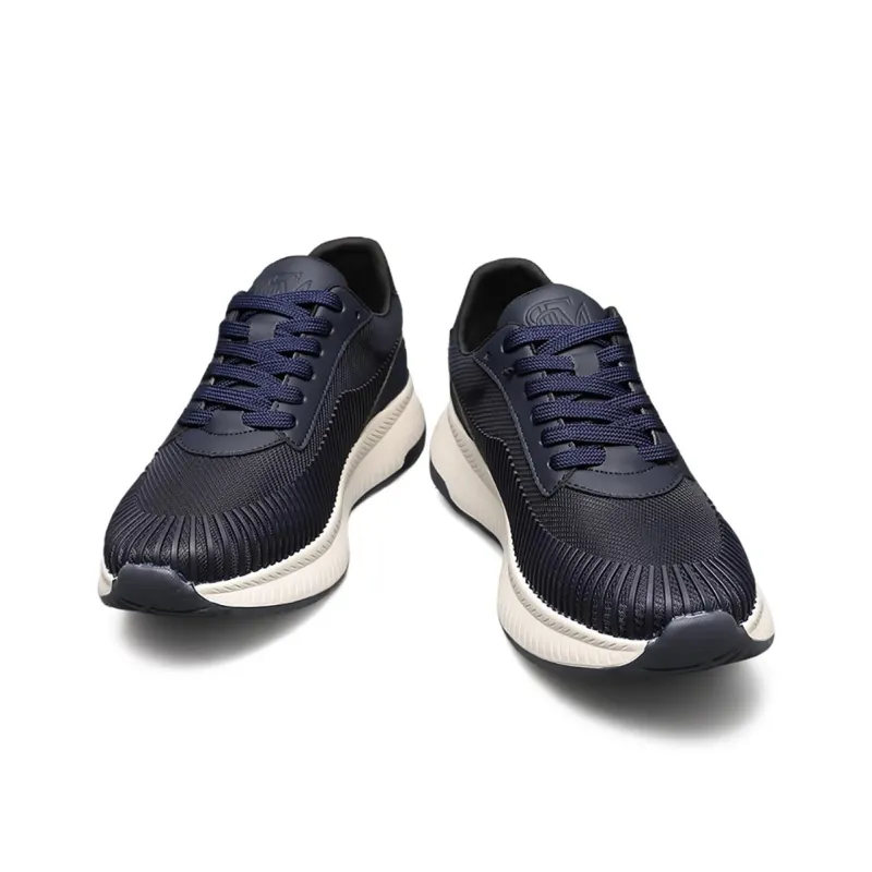 Devanro Cushioning Moisture Wicking Height Increasing Lightweight Breathable Slip Resistant Low Top Casual Shoes Men's-15