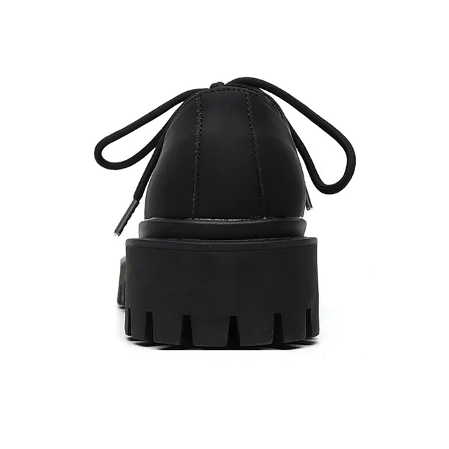 Chi Wolf Derby Shoes Casual Leather Shoes Unisex-10