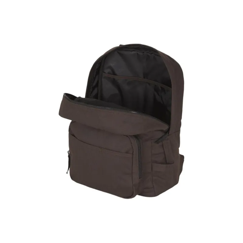 Dickies Recycled Polyester Cotton Twill Backpack Men's Dark Brown-2