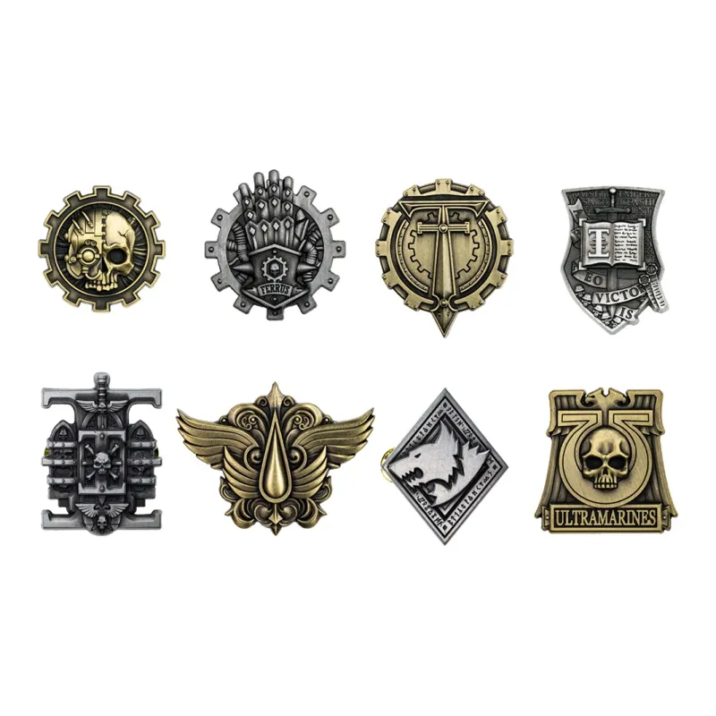 STARFORGED Mechanical God Of War Brooch Badges-5