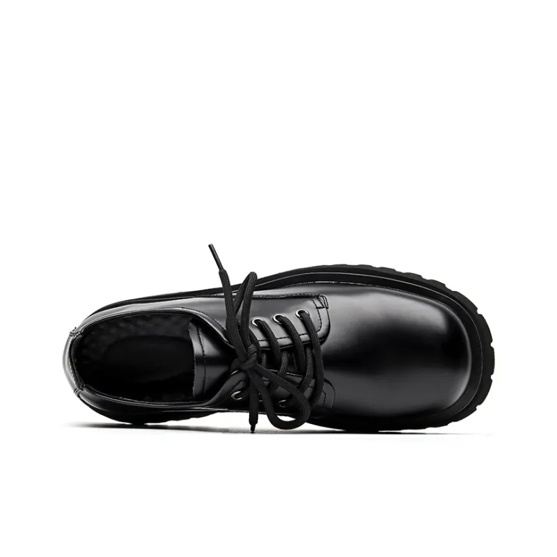 Chi Wolf Derby Shoes Breathable Height Increasing Low-Top Casual Shoes Unisex-8