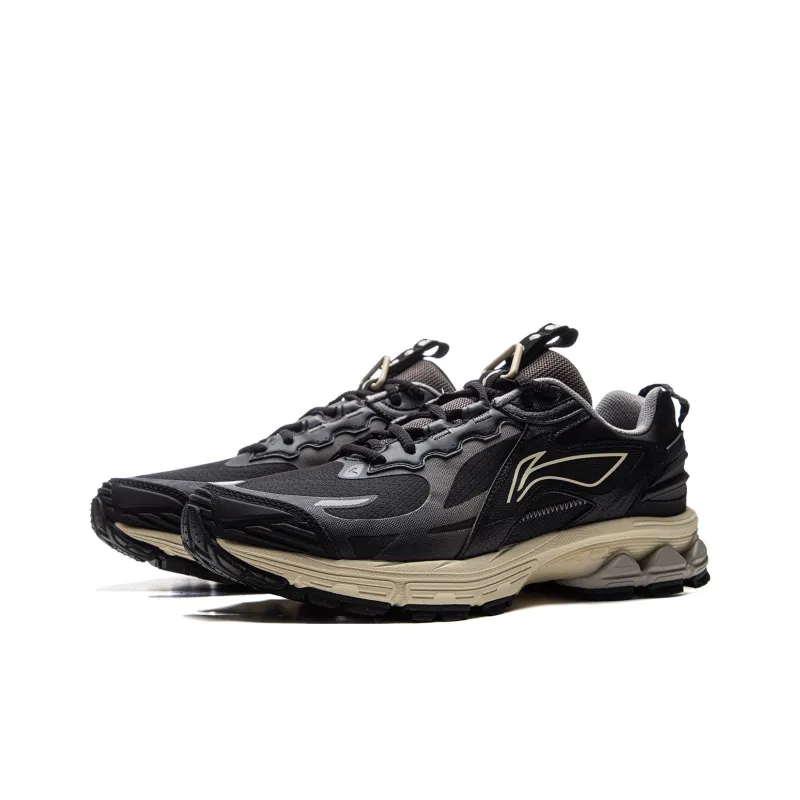 LiNing Fuyao 2.0 Trail Anti Slip Wear Resistant Low Top Casual Running Shoes Men's Black-2