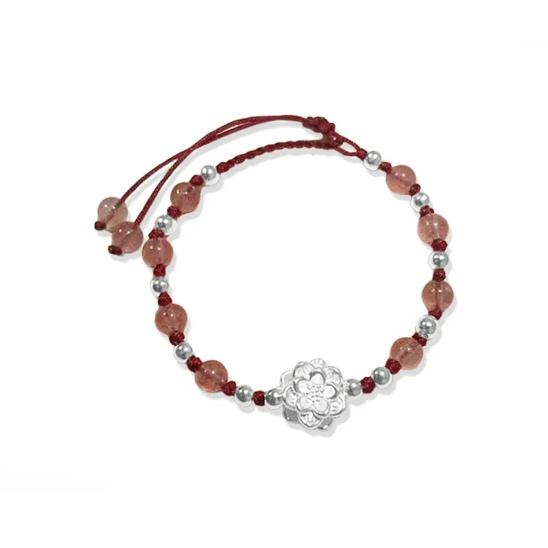 Muyan Colored Glaze Lotus Bracelet Unisex-1