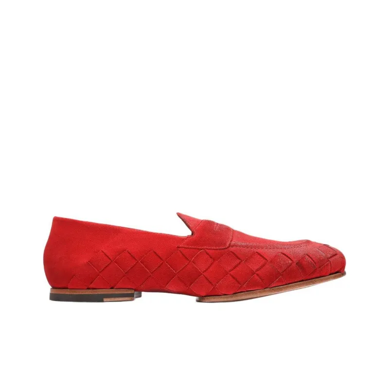 Silvano Sassetti Loafers Men's Red-1