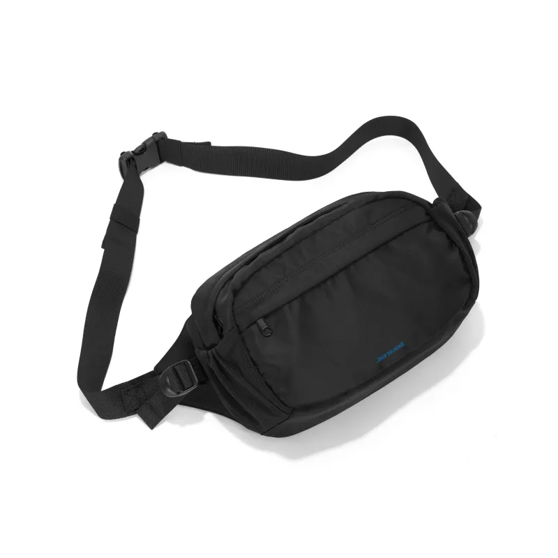 JEANSWEST Fabric Dumpling Bag One Shoulder Crossbody Sling Bag Fanny Pack Regular Unisex Black/Gray/Army Green-1