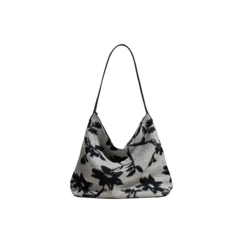 MISS MUSI Shoulder Bags Black/Beige Large Floral