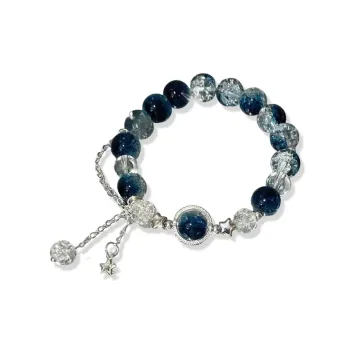 WANLIACC Colored Glaze Galaxy Enchanting Bracelet Women's