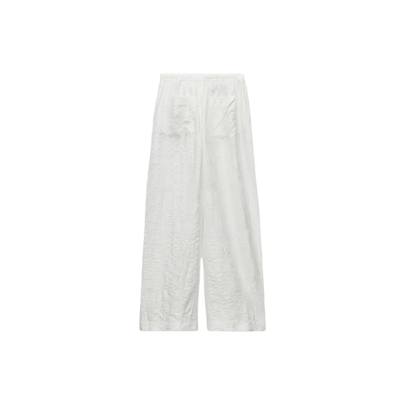 ZARA ZW Series Casual Pants Women's White-1