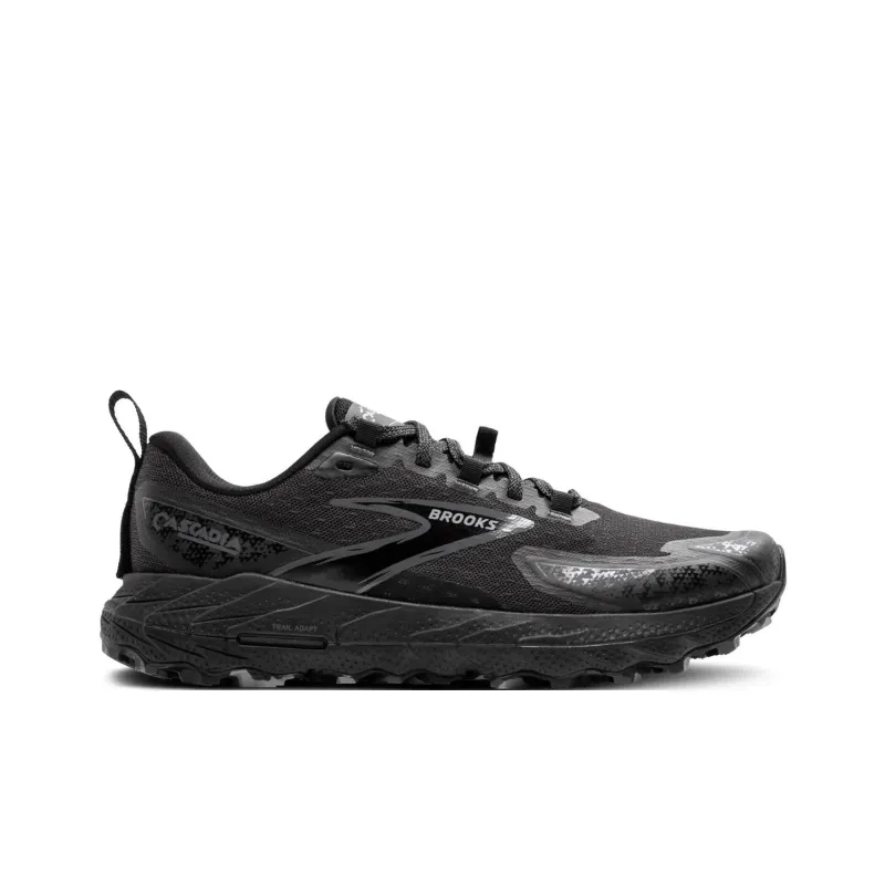 Brooks Slip-Resistant Breathable Low-Top Trail Running Running Shoes Men's Black-1