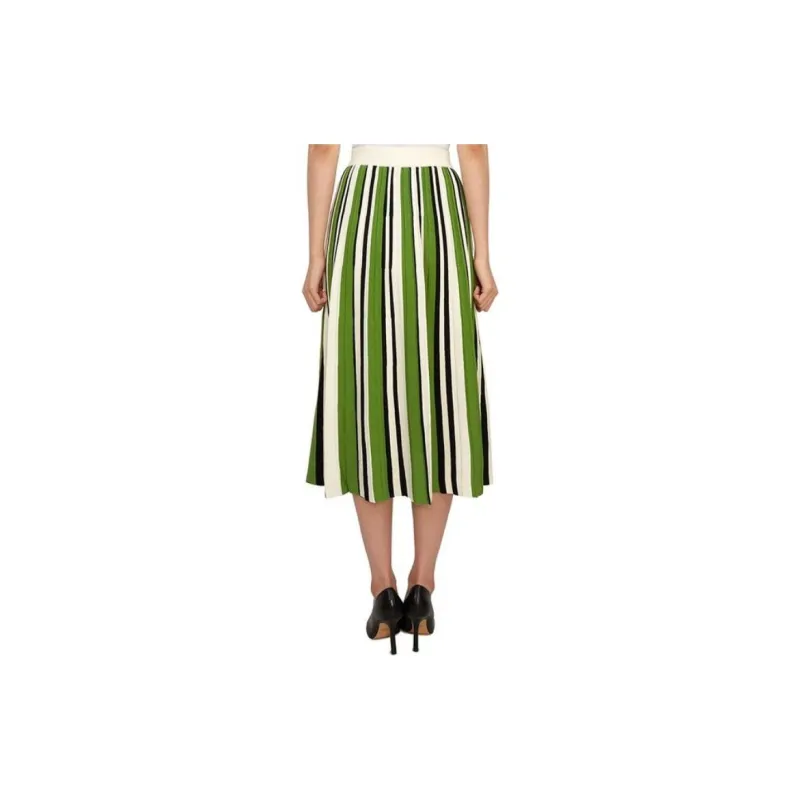 MaxMara Casual Long Skirt Women's Green-1