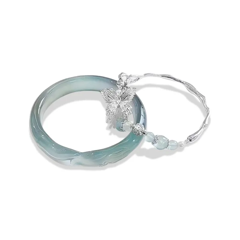 Jingleo Colored Glaze Bangles Women's-0