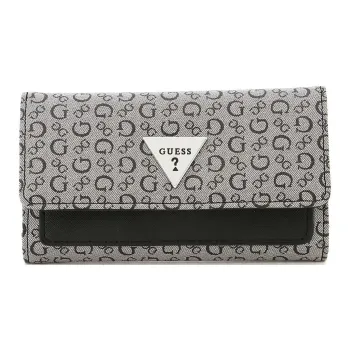 GUESS Polyvinyl Chloride Clutches Wallets Women's Black