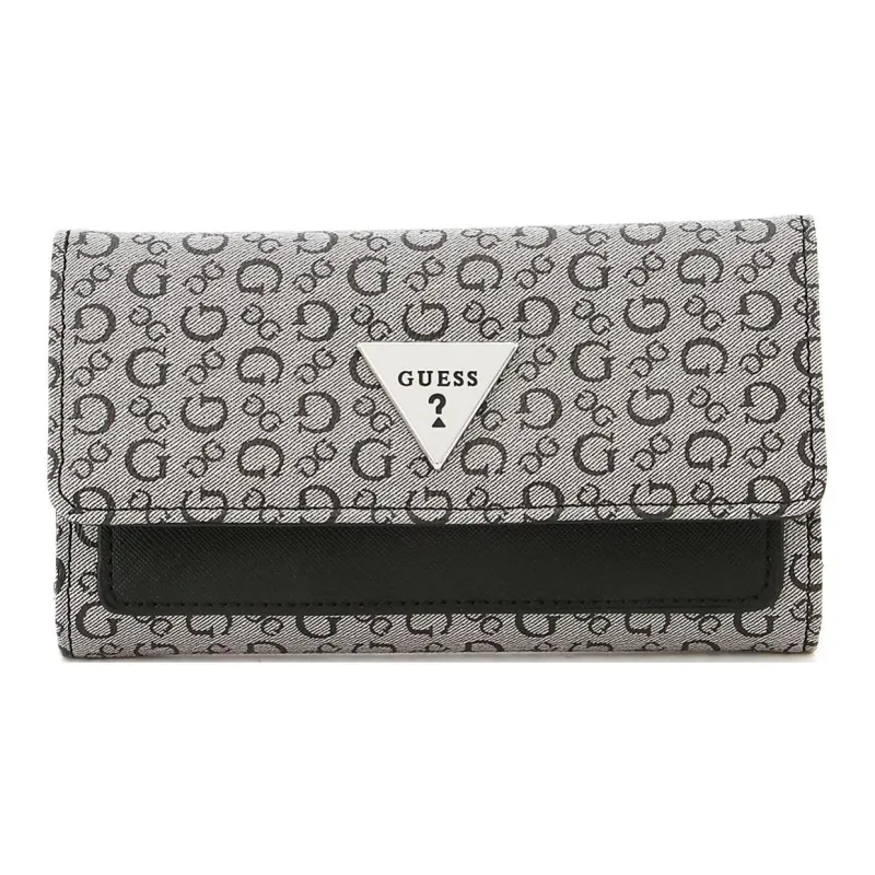 GUESS Polyvinyl Chloride Clutches Wallets Women's Black-0