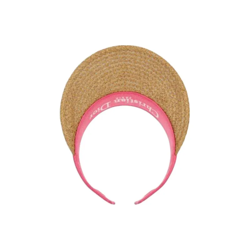 DIOR Cotton Sun Protection Hats Women's Pink-3