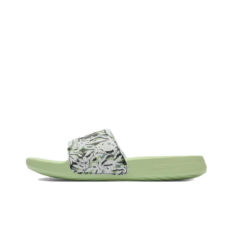 Under Armour Ignite EVA Slip Resistant Abrasion Resistant Slide Slippers Women's Vintage Light Green-0