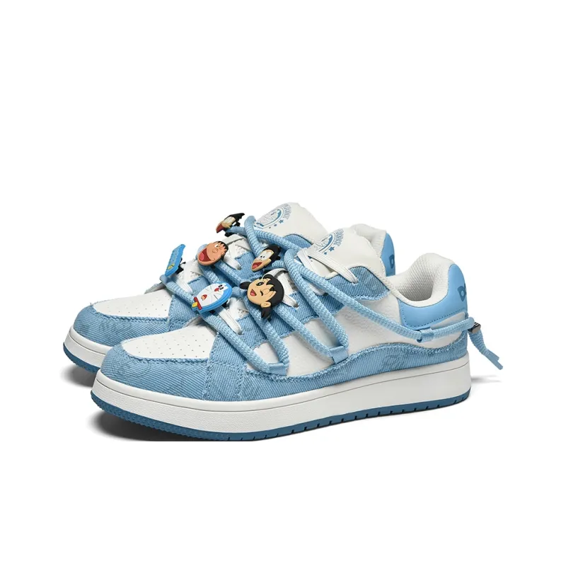 DoraemonA Box Limited Edition Puffy Shoes Low-Top Skateboard Shoes Unisex-262